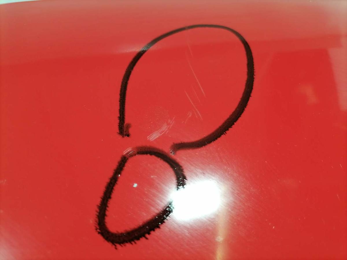 Dacia Sandero SD original Motorhaube OV21D Red Passion BJ09